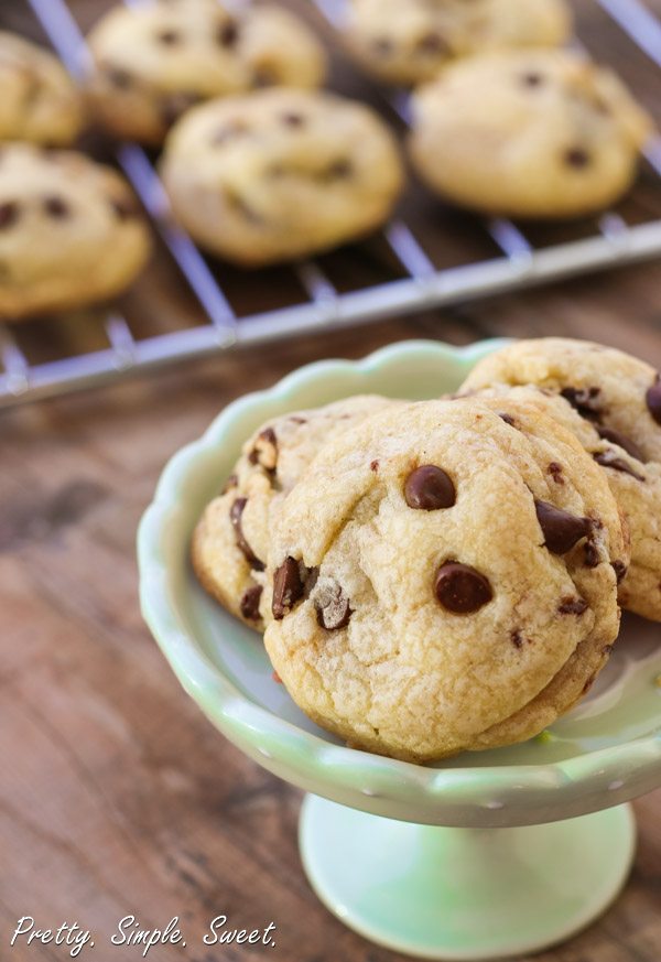 chocolate chip cookies with vanilla instant pudding