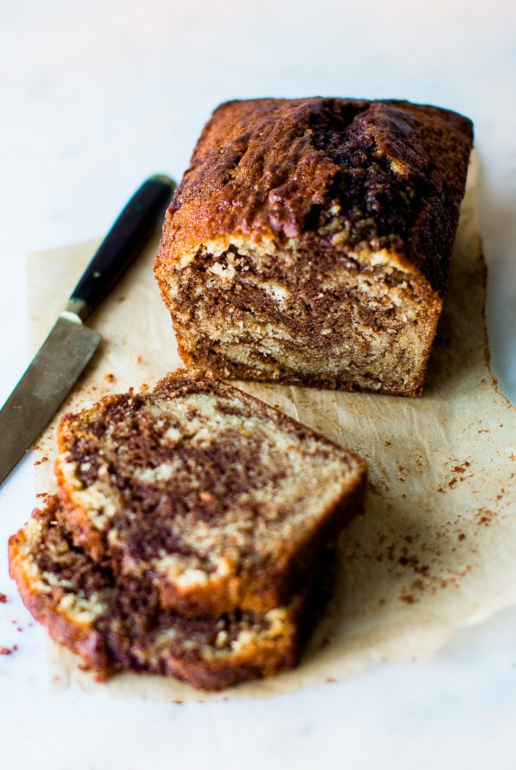 Orange & Chocolate Marble Bundt Cake - Veganlovlie