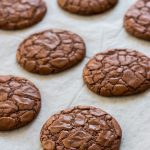 The best fudgy chocolate cookies. Brownie-like and super rich.