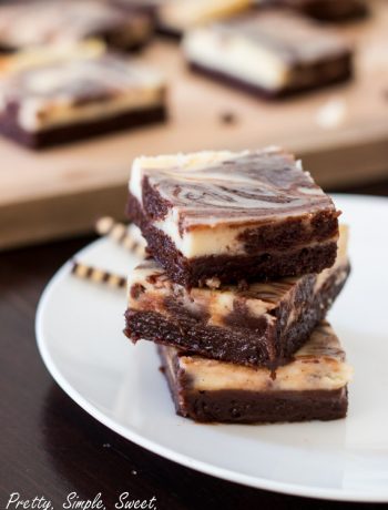 Cheesecake Brownies | prettysimplesweet.com