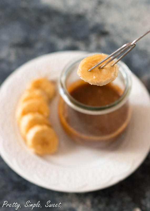 Quick and Easy Caramel Sauce | prettysimplesweet.com