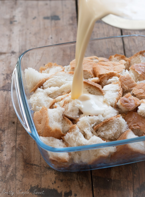 Egg Custard Bread Pudding Recipe