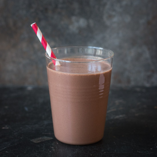 Healthy Chocolate Peanut Butter Smoothie | Pretty. Simple. Sweet.