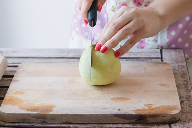 Cutting Apple For Pies