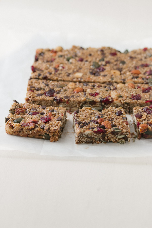 Versatile and healthy homemade granola bars, packed with your favorite ingredients. | prettysimplesweet.com