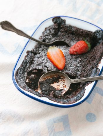 Fudgy, old-fashioned chocolate pudding cake | prettysimplesweet.com