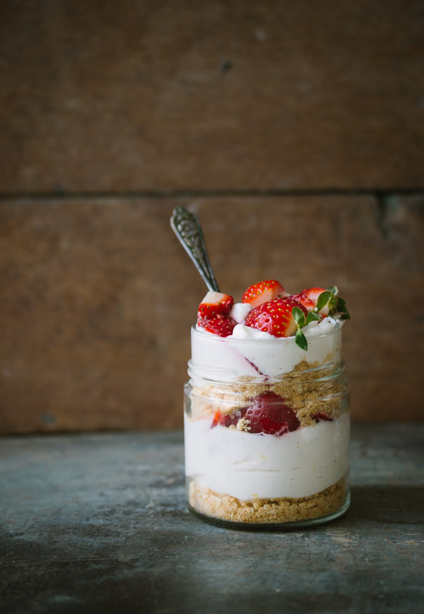 Individual No-Bake Make-Ahead Cheesecakes