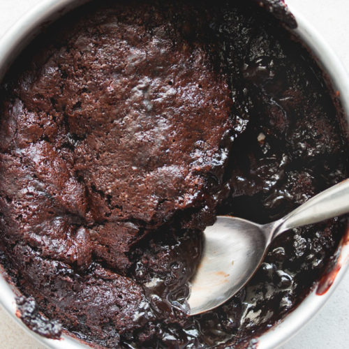 Chocolate Pudding Cake (4 ingredients)