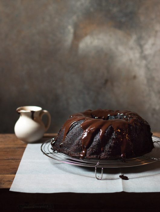Chocolate Sour Cream Bundt Cake | prettysimplesweet.com