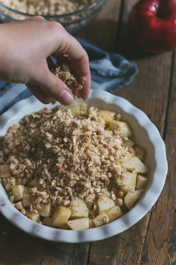 easy apple crumble