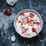 Eton Mess (mixture of strawberries, meringue and whipped cream) | prettysimplesweet.com