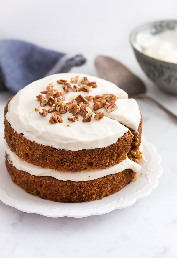 Carrot & Walnut Celebration Cake | LetThemSeeCake