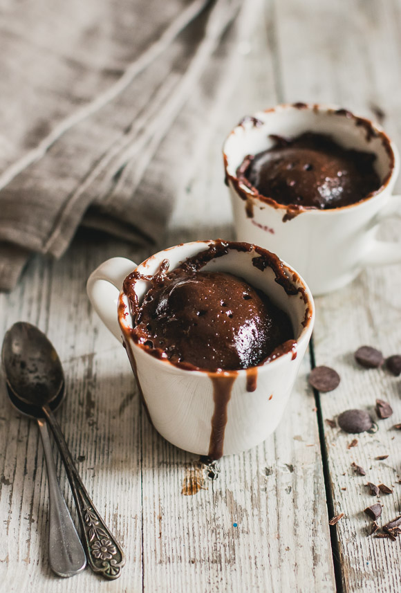 5 Minute Fudgy Chocolate Microwave Cake Recipe