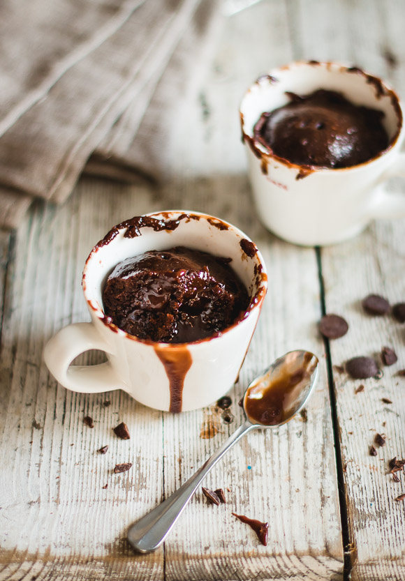 5-Minute Chocolate Mug Cake - Pretty. Simple. Sweet.