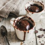 Fudgy individual mug cake that is ready to eat in 5 minutes!