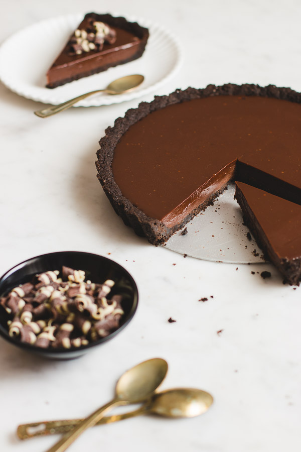 Tarte au Chocolat - French Chocolate Tart Recipe