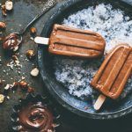 Fudgy banana Nutella popsicles made with only 3 ingredients!