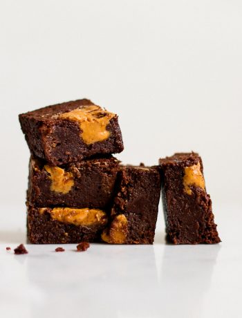 AMAZING Peanut Butter Brownies