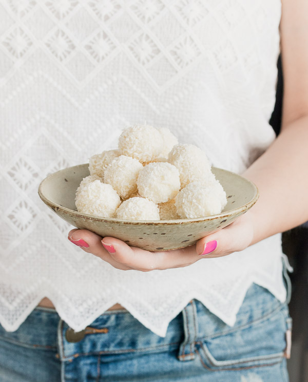 White Chocolate Coconut Truffles