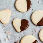 Chocolate Dipped Shortbread Cookies