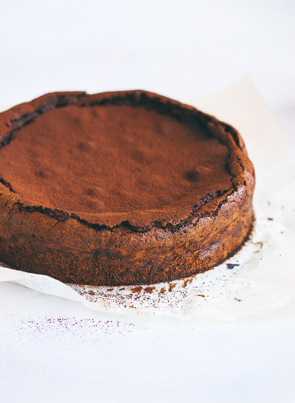 Gluten Free Chocolate Almond Torte #cake