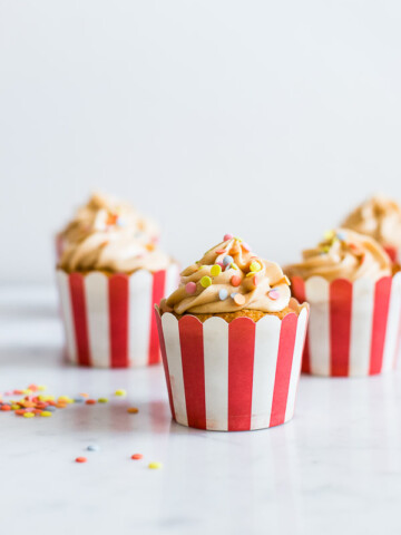 Apple Toffee Cupcakes