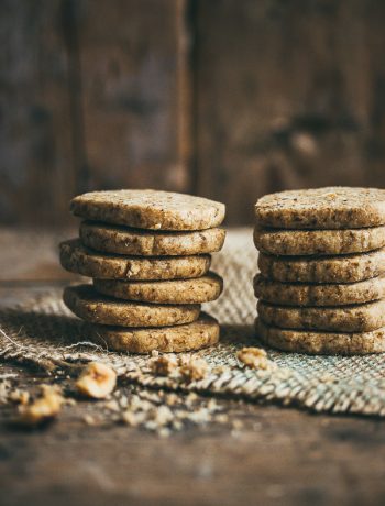 Addictive Coffee Nut Shortbread Cookies