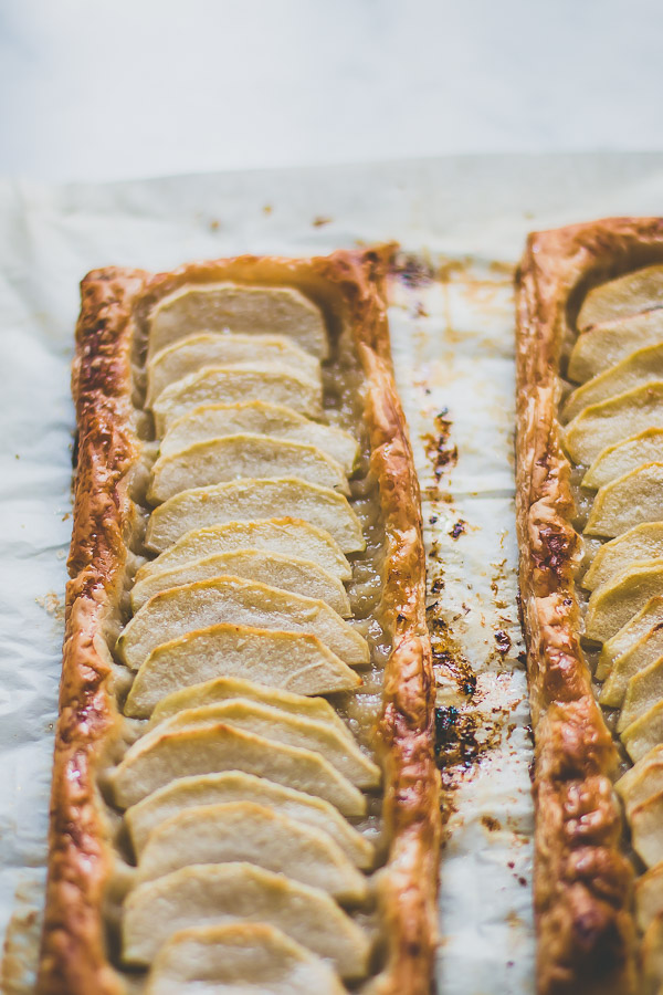 4-Ingredient Easy Puff Pastry Apple Tart