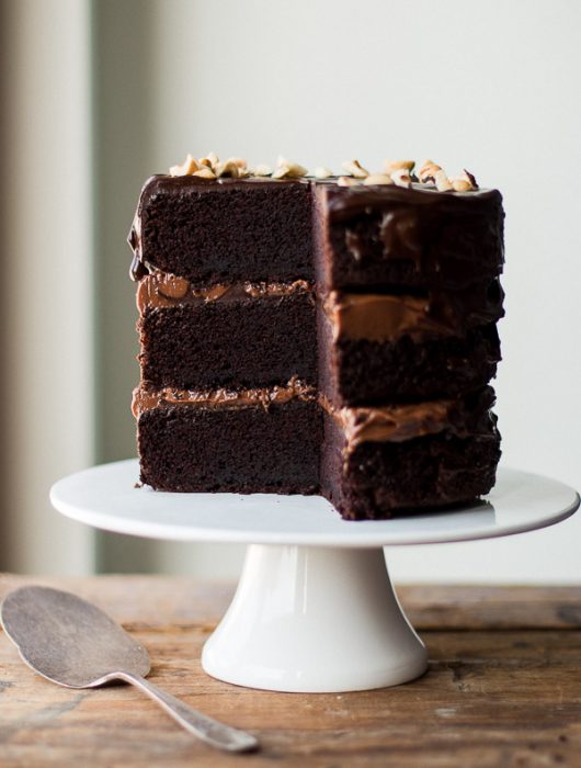 Chocolate Hazelnut Layer Cake