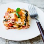 Lighter Spinach and Ricotta Lasagna