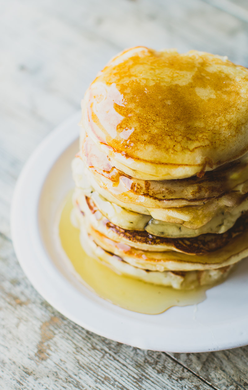 Thick and Fluffy Ricotta Pancakes