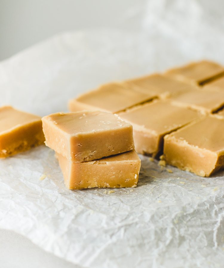 Valentine's Day Chocolate Peanut Butter Fudge Bears