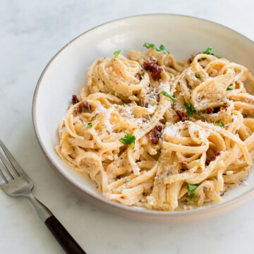 Creamy Sun-Dried Tomato Pasta - Pretty. Simple. Sweet.