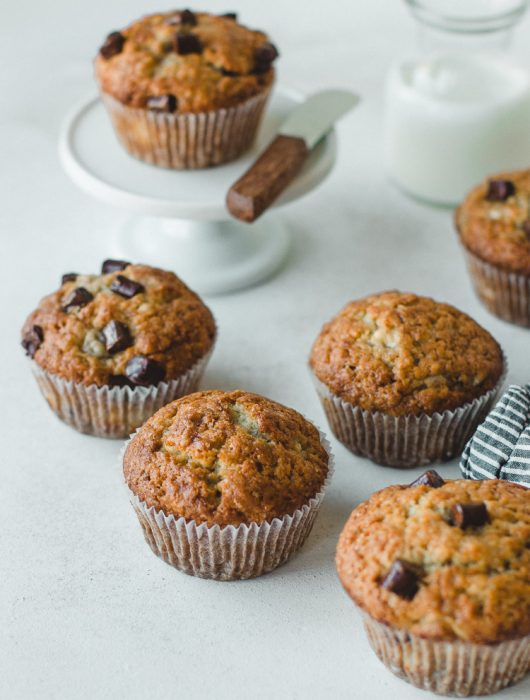 Delicious Banana Chocolate Chip Muffins