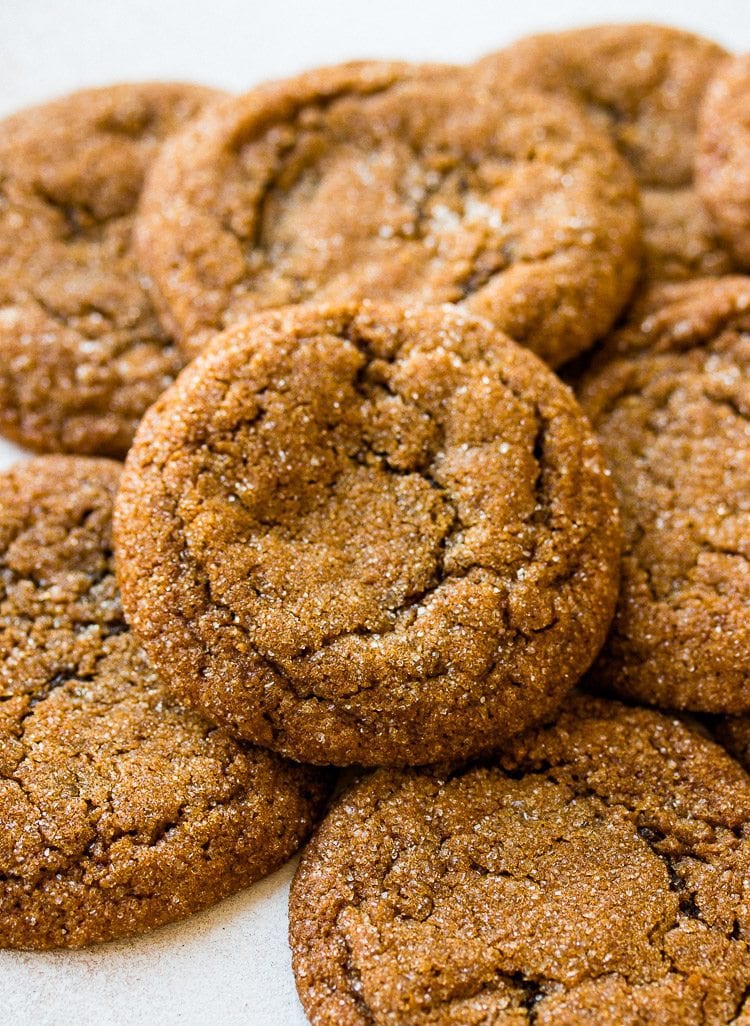 Soft and Chewy Molasses Cookies Pretty. Simple. Sweet.