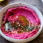 Quick and Easy Beetroot Hummus Recipe. Great as a dip, appetizer, or on sandwiches.