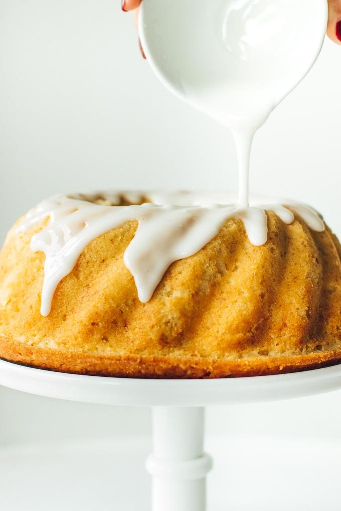 Moist Lemon-Blueberry Mini Bundt Cakes