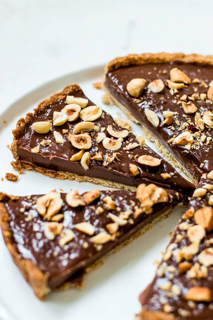 Nutella Chocolate Tart - Crazy for Crust