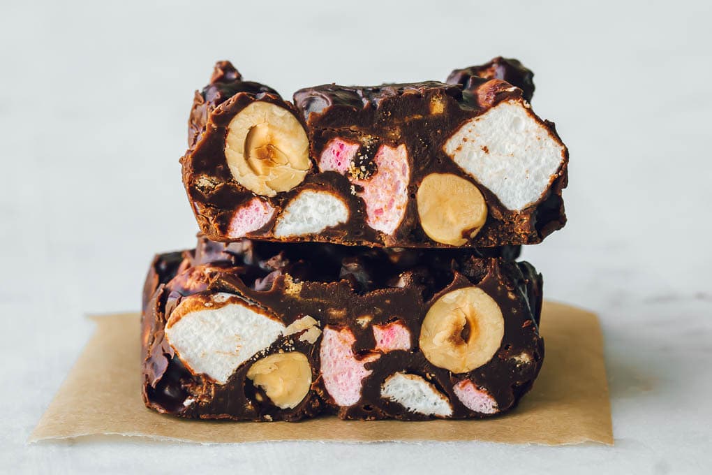 rocky road candy bars