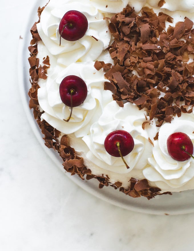 black forest gateau hot chocolate