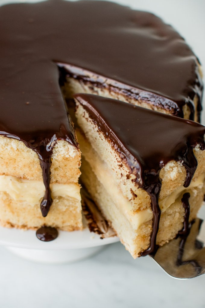 Best Boston Cream Pie Recipe - Pretty. Simple. Sweet.