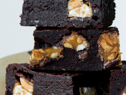 Snickers Shakers Brownies Recipe 