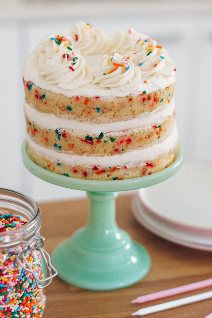 Vanilla Funfetti Sprinkle Cake AKA The Best Birthday Cake In London –  Flavourtown Bakery