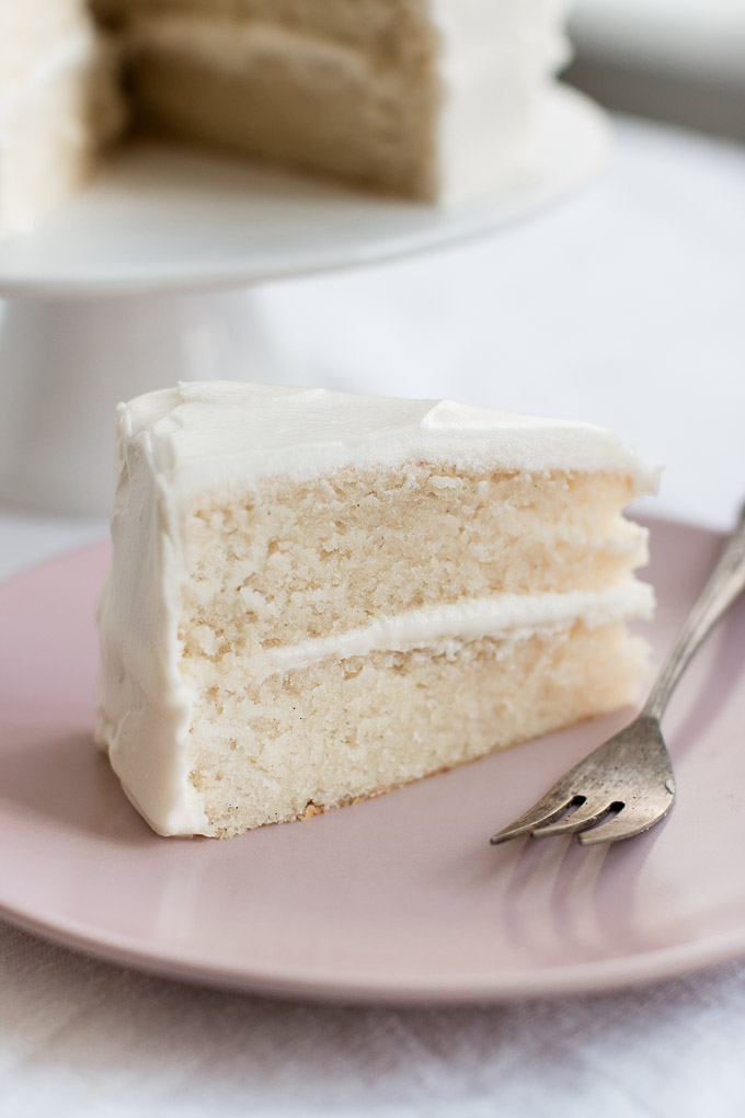 Homemade White Cake Recipe {Step-By-Step Photos} - Savory Simple