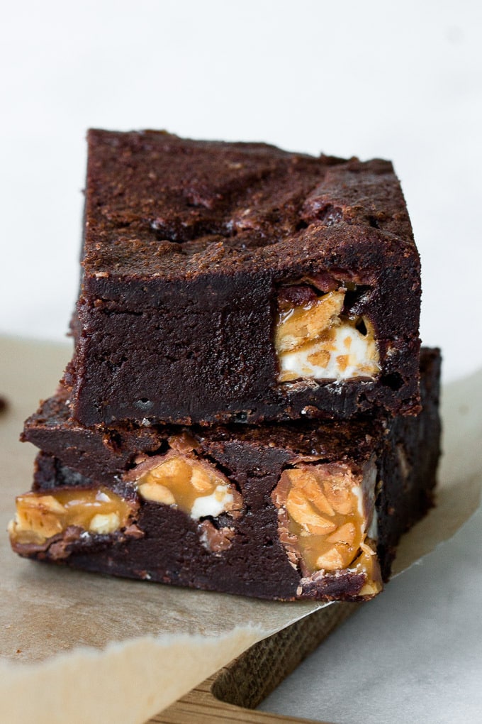 Snickers Shakers Brownies Recipe 