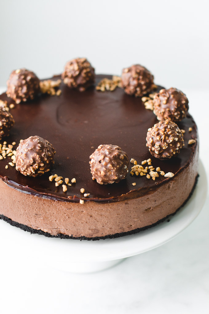 The Most Amazing No Bake Nutella Cheesecake Pretty Simple Sweet