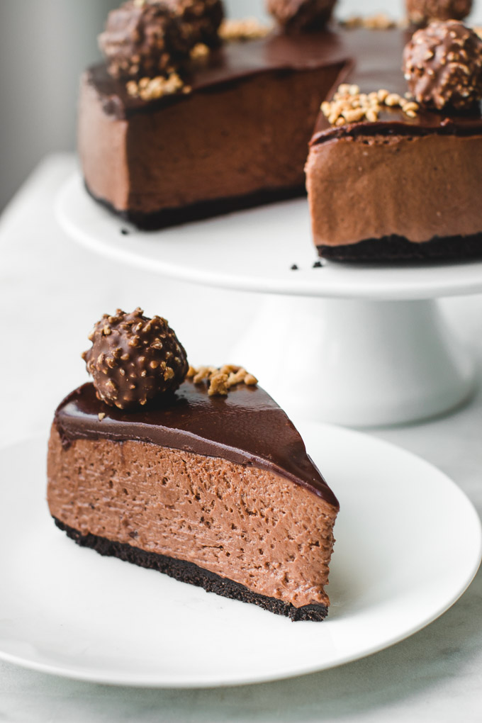 The Most Amazing No Bake Nutella Cheesecake Pretty Simple Sweet