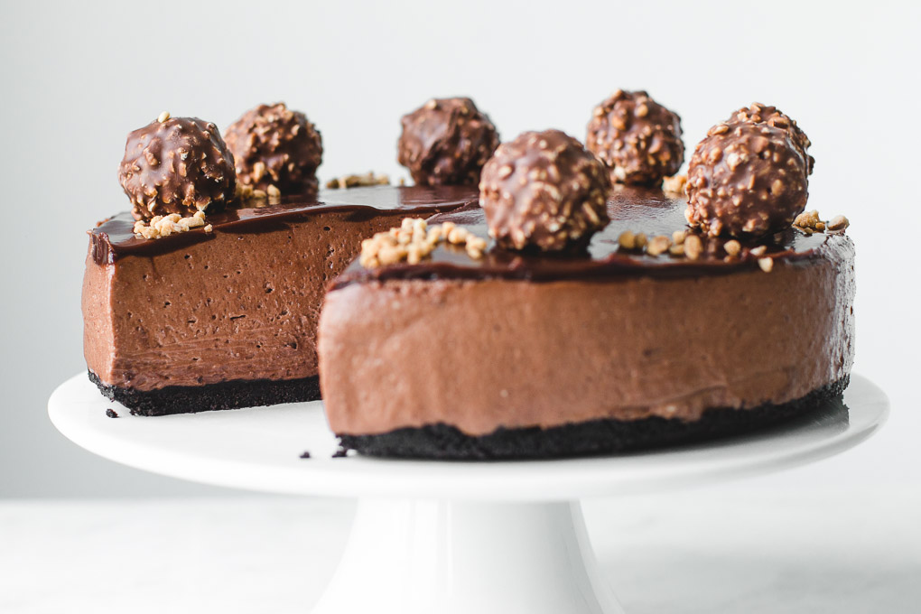 The Most Amazing No Bake Nutella Cheesecake Pretty Simple Sweet