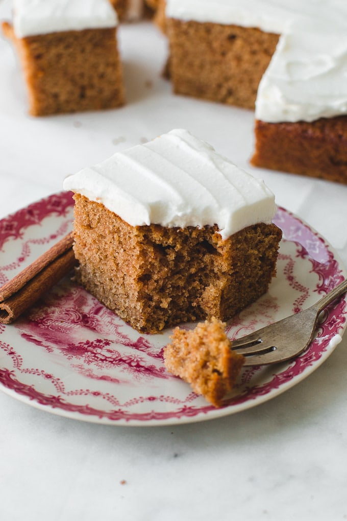 Apple Spice Cake with Brown Sugar Icing • Kroll's Korner