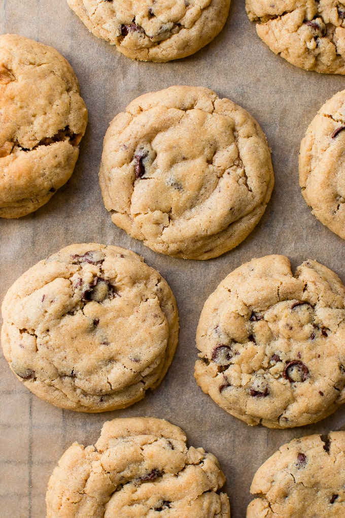 Soft Peanut Butter Chocolate Chip Cookies - Pretty. Simple. Sweet.